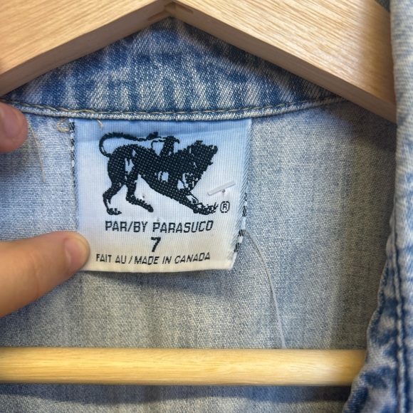 Parasuco Light Blue Denim Jacket - Picture 4 of 5